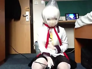 Kigurumi Breathplay with Vibrator