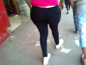 Young Milf Latina Walking on the Street