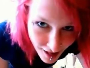 Pink Hair Blowjob