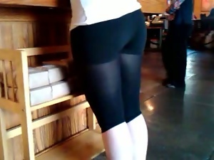 Candid Dancer Booty In Spandex