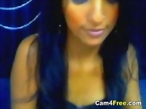 Hot Latina On Webcam