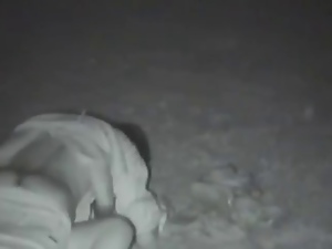 Amateur Nightvision Outside Fuck 3