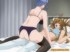 Two shemale hentai nurse fucking eachothers