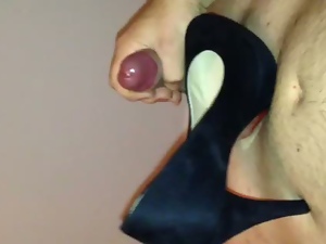 cumshot on my sister shoes 2