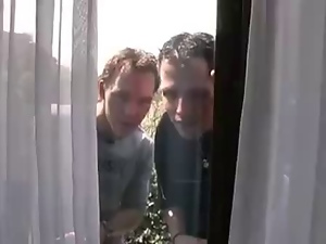 Dutch Boys spying Girls