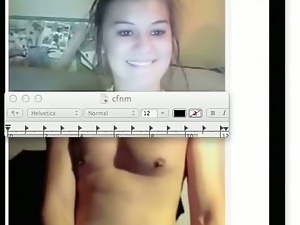 webcam flashing with cum