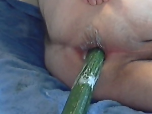 cucumber in ass - 1