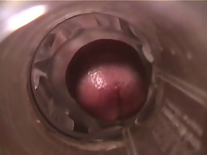 cum shot from inside fleshlight