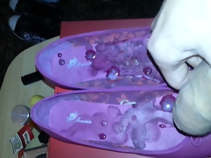 Cum in Pink Ballerina Flats